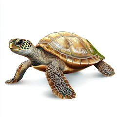 Fototapeta premium vector graphic of a turtle
