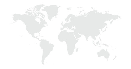 World map. for website layouts,background,education, precise,customizable,Travel worldwide,map silhouette backdrop,earth geography, political,reports. Grayscale style ,isolated on white background.
