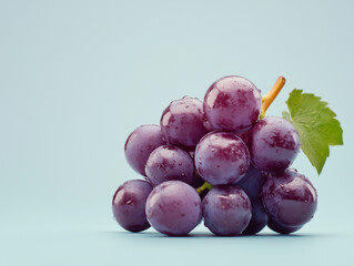 bunch of grapes isolated