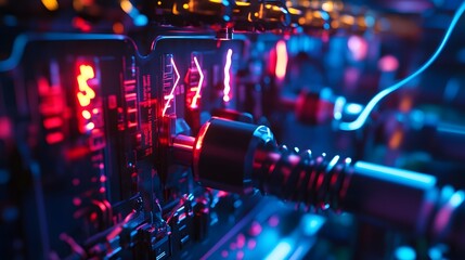 electric lighting, abstract electrical background