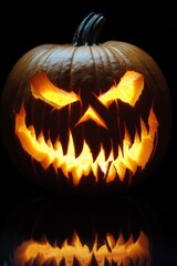 Fototapeta premium halloween pumpkin carving