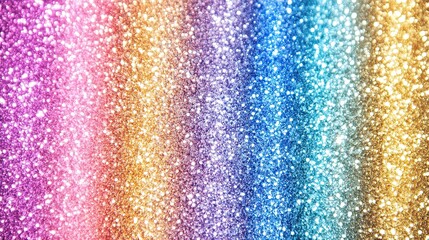 Rainbow glitter sparkle stripes, mermaid unicorn colours, background illustration