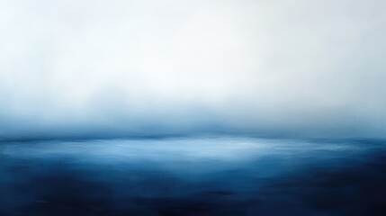 Fototapeta premium Soft abstract gradients in cool blues and grays, evoking the serene calm of a winter evening