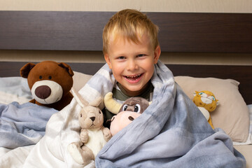 little boy playing with toy