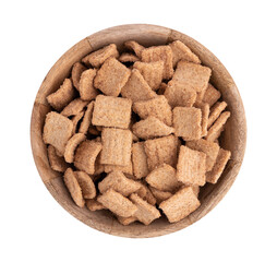 cinnamon toast crunch isolated on white with clipping path