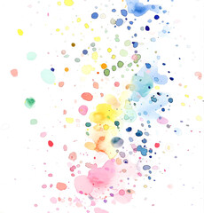 Colorful paint splatter
