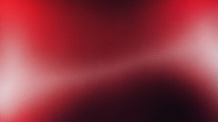 Abstract red and white gradient background. noise texture effect summer poster design