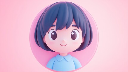 The image shows two women talking in a professional setting with natural light and greenery. The dark-haired woman holds a tablet and smiles, while the red-haired woman smiles.