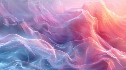 Obraz premium Abstract Swirling Pink and Blue Texture