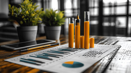 Presentation of a company business plan, focusing on long-term growth strategies and sustainable development.