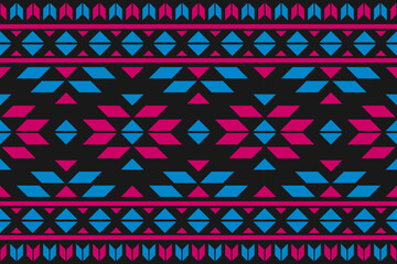 Geometric ethnic seamless pattern traditional. Carpet tribal pattern art. Mexican style. Design for background, illustration, fabric, clothing, rug, textile, batik, embroidery.