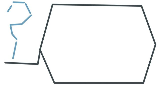 On one side there is a question mark, on the other side the frame changes.