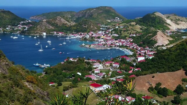 Bay of Les Saintes, Island Terre-de-Haut, Iles des Saintes, Guadeloupe, Lesser Antilles, Caribbean.
The third most beautiful bay in the world.