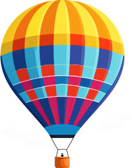 Fototapeta premium Colorful hot air balloon