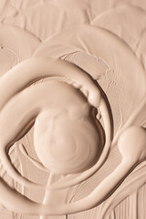 Spilled Liquid Face Foundation, Vertical Abstract Background