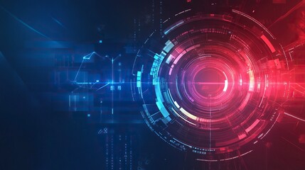 Obraz premium Abstract technology background, modern design vector illustration generative ai