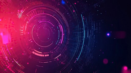 Obraz premium Abstract technology background, modern design vector illustration generative ai