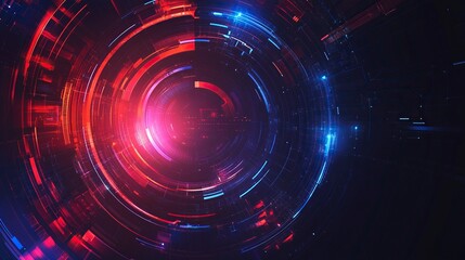 Fototapeta premium Abstract technology background, modern design vector illustration generative ai