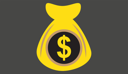 Money coin icons set. money sign and symbol. Dollar Money coin Icon