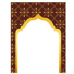Islamic Border Illustration
