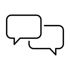 Chat, speech, bubble, dialogue vector icon for graphic design, logo, web site, social media, mobile app, ui illustration