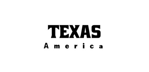 Texas  sign design logo business company symbol letter icon web brand modern concept.  Design features geometric style, vector illustration with bold typography in modern font.  white background 