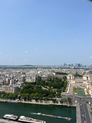 view from eiffel tower
