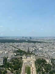 city from eiffel tower