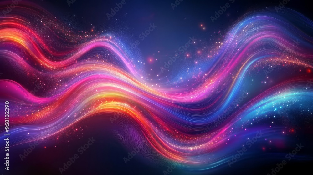 Poster a soothing and harmonious backdrop can be created with watercolor textures and flowing patterns, ble