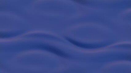 Abstract Blue Wavy Lines with Gentle Gradients