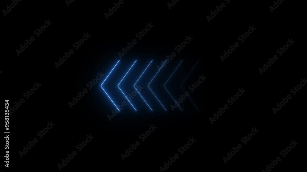 Aufkleber arrow loop animation direction concept. arrow loading icon concept animation
