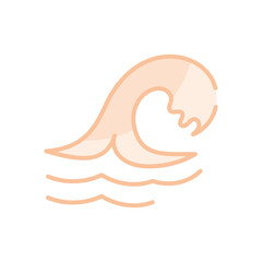 Ocean Wave vector icon
