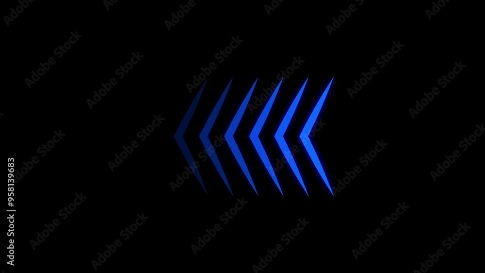 Fototapete arrow loop animation direction concept. arrow loading icon concept animation