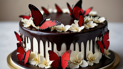 a beautiful cake for all