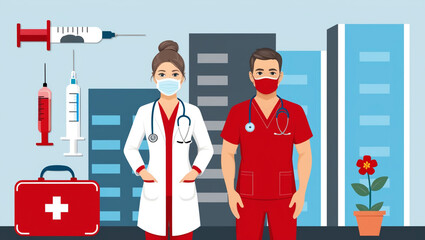 Paramedic team immobilizing male injured in car crash