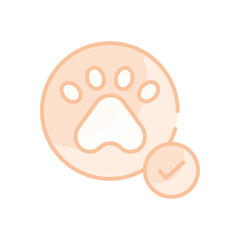 Pets Allowed Sign vector icon