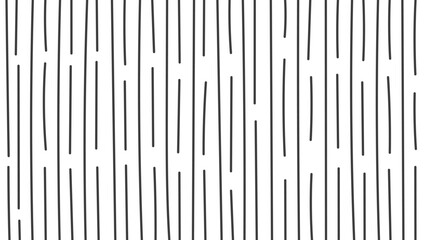 Hand drawn line minimal background. Simple black and white abstract backdrop with freehand texture. Vector illustration