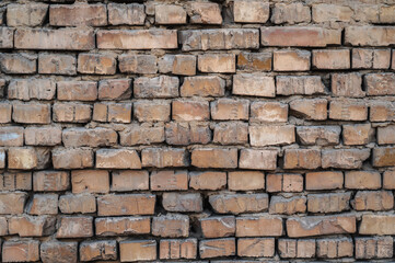 Wide texture of the brick wall background
