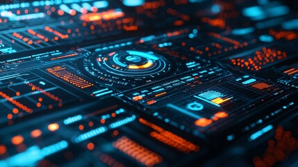 Obraz premium Futuristic 3D Render of a Currency Forecasting Tool Showcasing Predictive Financial Trends