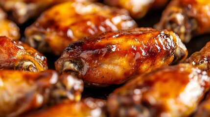 Mouthwatering Baked Chicken Wings with Flavorful Sticky Glaze