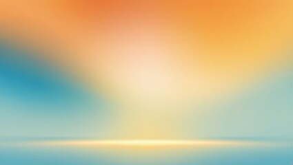 abstract blue and orange gradient bright background.
