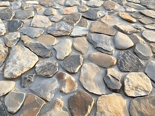 Stone Wall Texture, Seamless Pattern, Pebble Wall, Rock Wall, Stone Background, Gray Stone, Rustic Background, Natural Stone Texture, Stone Wall Design, Stone Wall Illustration,  Outdoor Stone Wall