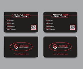 modern creative business card and name card horizontal simple clean template