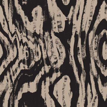 Abstract Mix Tropical Leaf, Leopard and Zebra Stripes Seamless Pattern. Vector Geometric Exotic Print