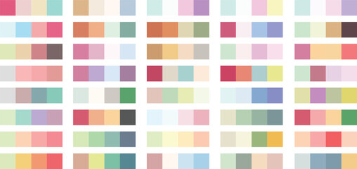Abstract color palette guide And Various Color Design