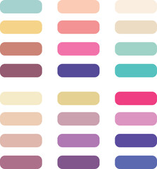 Abstract color palette guide And Various Color Design