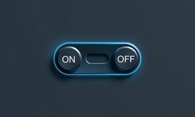 On & off button illustration