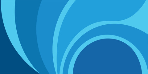 blue wave flat background. vector illustration