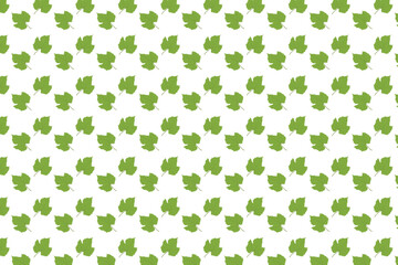 seamless pattern with green leaves