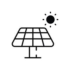 Solar Panel vector icon